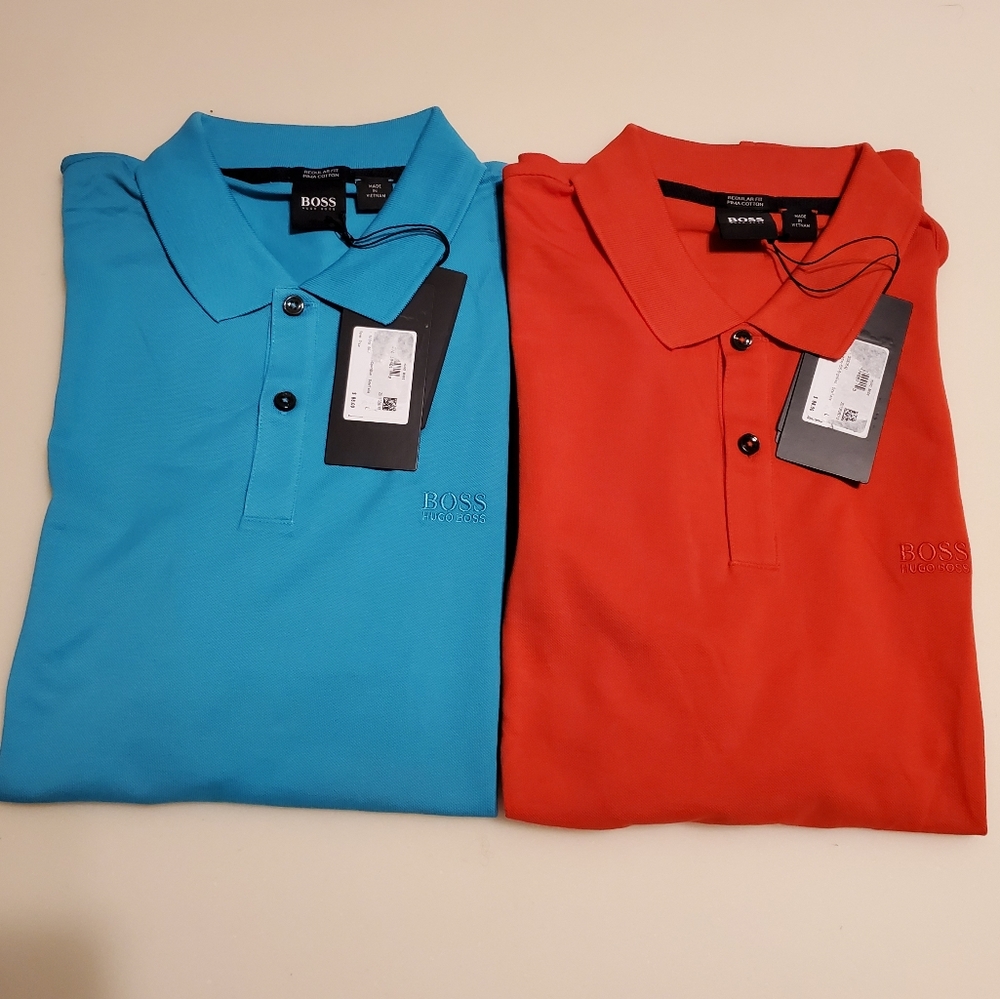 Hugo Boss Polo Shirt Large Mens  set 2.  00333
